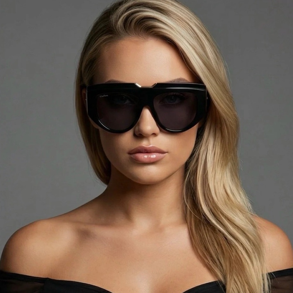New, MAXMARA Sunglasses Orsola MM0083 01A Authentic